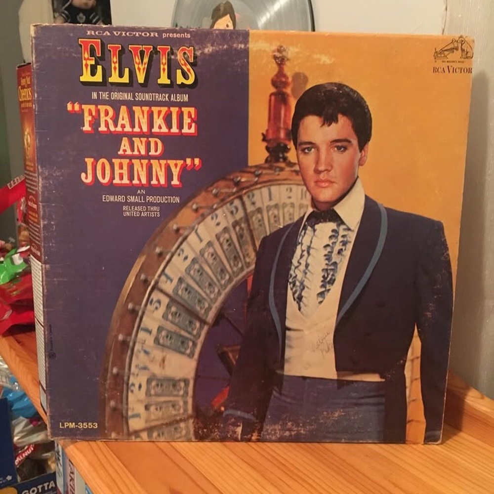 1966 E L V I S - Frankie and J O H N N Y vinyl record